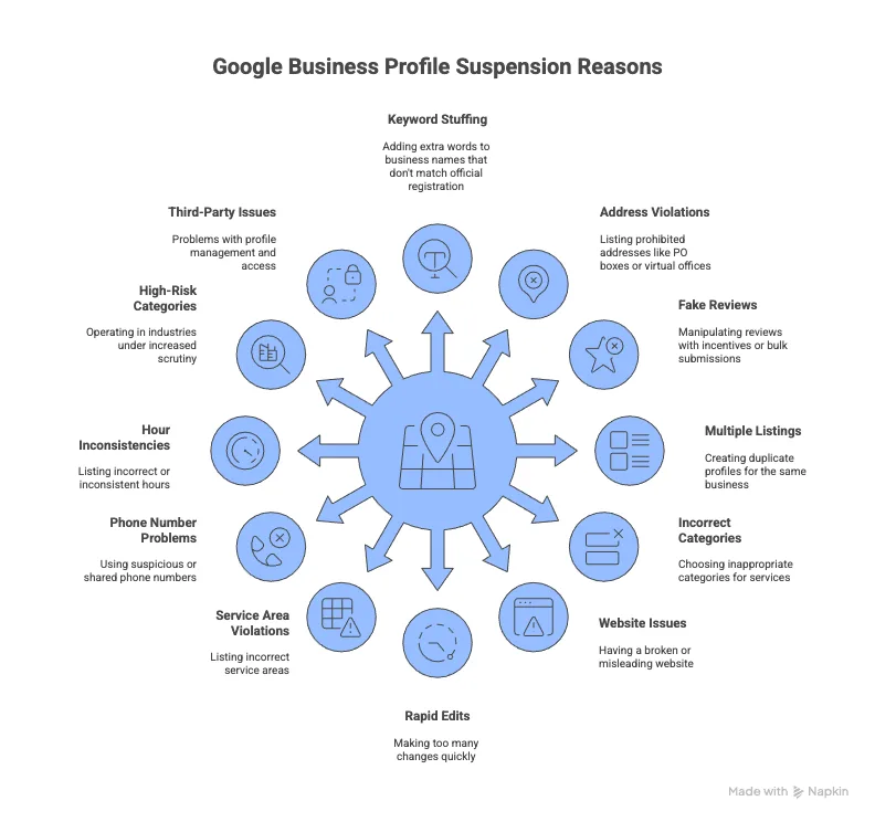 google business profile suspension reasons